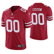 San Francisco 49ers Vapor Untouchable Limited Red Customized Jersey
