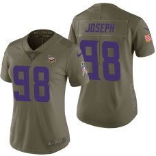 دانك Women Minnesota Vikings #98 Linval Joseph Purple Color Rush Legend ... دانك